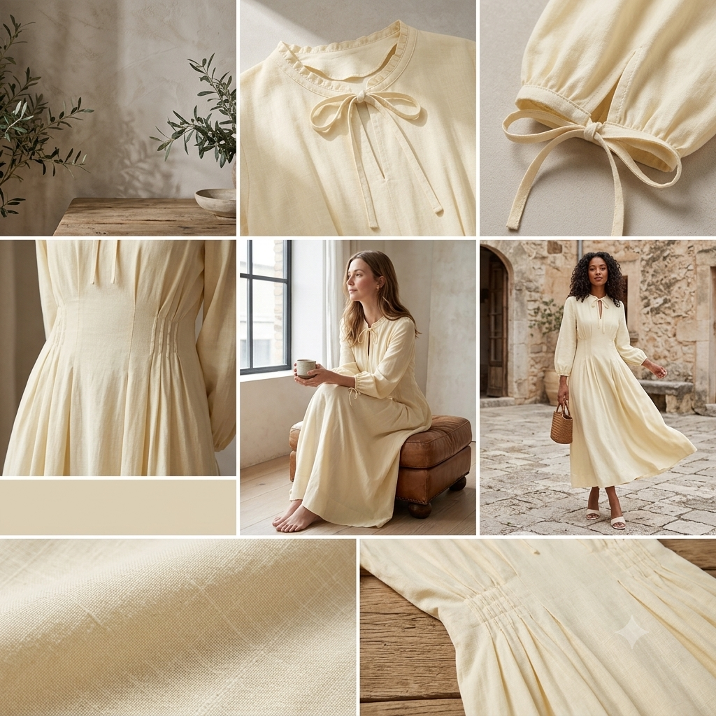 The Amalfi Dress — UPF50+ Sun Midi